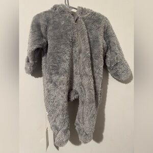 Youzaitai Infant Unisex Fuzzy Winter One Piece w/ Animal Ear Hood